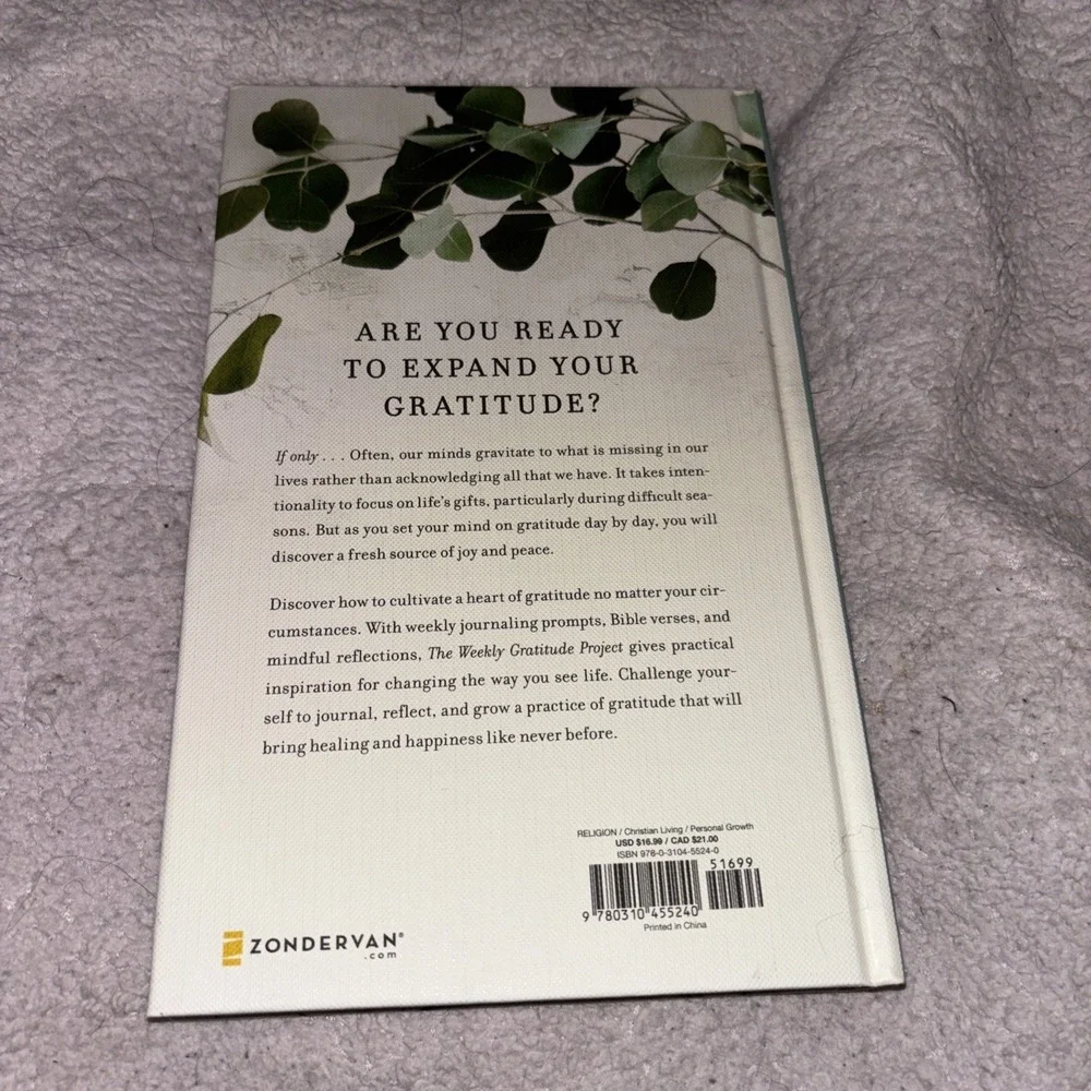 The Weekly Gratitude Project : A Challenge to Journal, Reflect, and Grow a